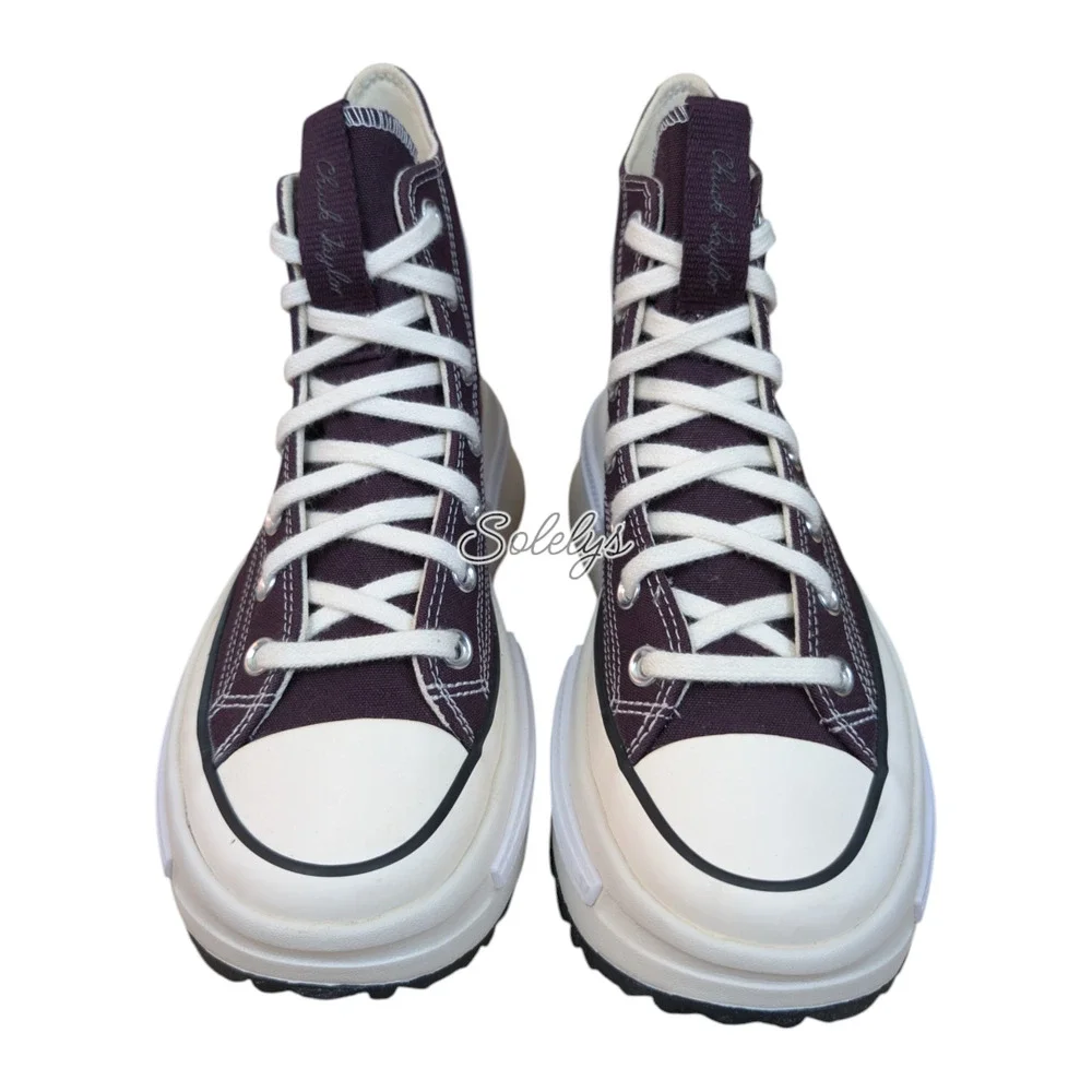 Converse Run Star Legacy CX High Top Black Cherry Platform Sneaker Womens 7.5
